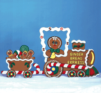 Gingerbread Express Wood Pattern - The Winfield Collection