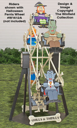 Halloween Ferris Wheel Riders Pattern - The Winfield Collection