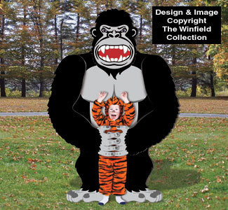 Giant Ape Photo Op Wood Plans - The Winfield Collection