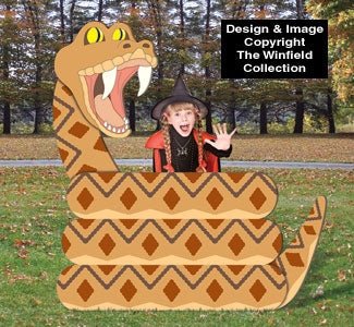 Coiled Snake Photo Op Wood Plans - The Winfield Collection
