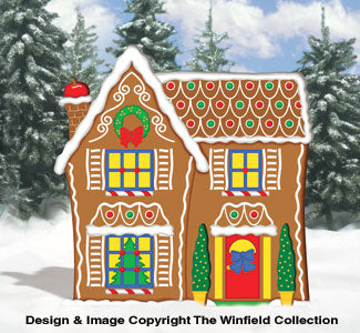 Gingerbread House Woodcraft Pattern - The Winfield Collection