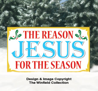 Reason for the Season Sign Pattern - The Winfield Collection