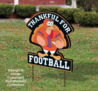 Turkey Football Sign Pattern - The Winfield Collection