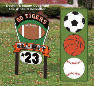 Multi-Sport Personalized Sign Plan - The Winfield Collection