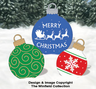 Giant Ornaments 4 Woodcraft Pattern - The Winfield Collection
