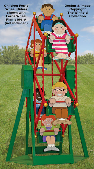 Children Ferris Wheel Riders Pattern - The Winfield Collection