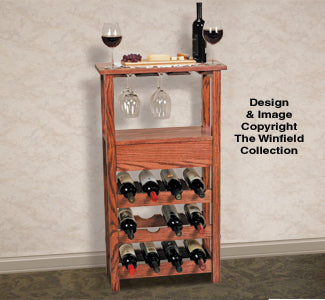 Wine Rack Wood Project Plan - The Winfield Collection