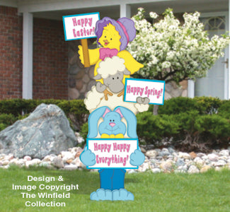 Happy Everything Woodcraft Pattern - The Winfield Collection