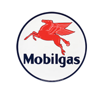 Mobil Gas 12" Vinyl Decal - The Winfield Collection
