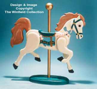 Carousel Horse Woodcraft Pattern(F)