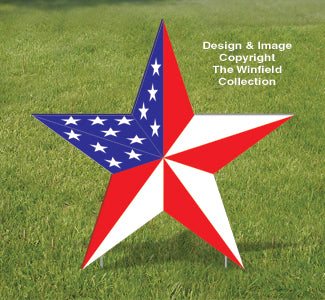 Medium Patriotic Star Pattern - The Winfield Collection