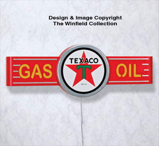 Gas & Oil Sign Wood Project Plan - The Winfield Collection