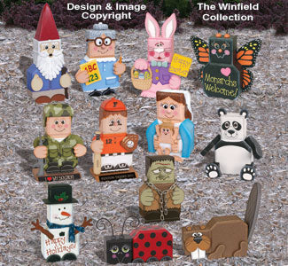 Sampler Patio Paver Pals Pattern Set - The Winfield Collection