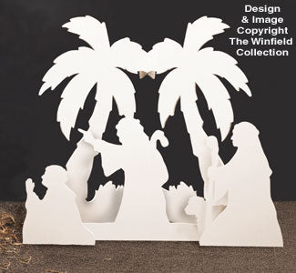 Large Silent Night #2 Pattern (Shepherds) - The Winfield Collection