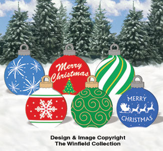 Large Ornaments #1 Woodcraft Pattern - The Winfield Collection