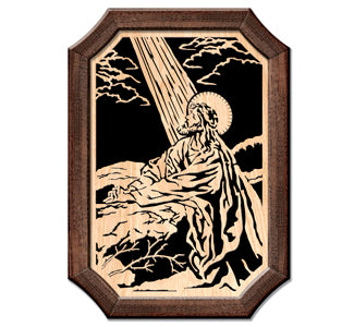 Your Will Be Done Scrolled Portrait Art Pattern - The Winfield Collection