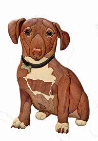 Jake the Rescue Dog Intarsia Pattern - The Winfield Collection