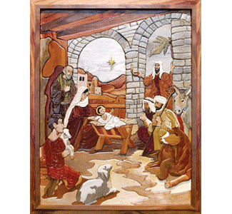 The Nativity Intarsia Pattern - The Winfield Collection