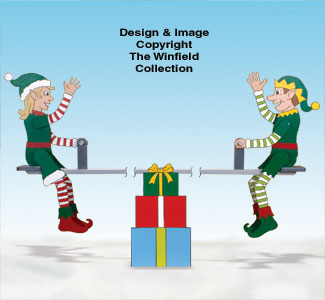 Teetering Elves and Teeter Totter Pattern Set (W1622 & 1627) - The Winfield Collection