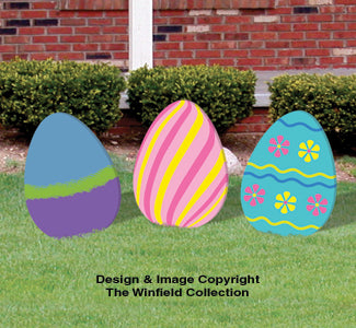 Large Easter Eggs Woodcraft Pattern Set - The Winfield Collection
