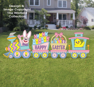 Easter Train Woodcraft Pattern - The Winfield Collection