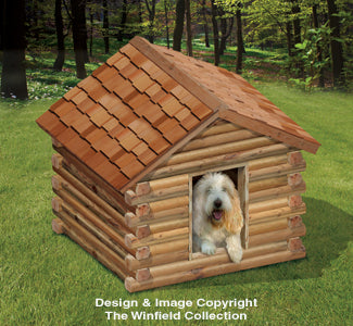 Landscape Timber Doghouse Plans - The Winfield Collection