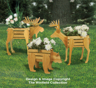 Small Cedar Animal Planter Plans - The Winfield Collection