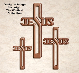 Jesus Cross Trio Pattern - The Winfield Collection
