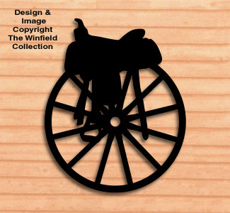 Saddle on a Wagon Wheel Shadow Pattern - The Winfield Collection