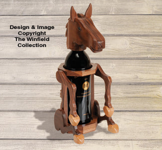 Horse Wine Bottle Holder Pattern - The Winfield Collection