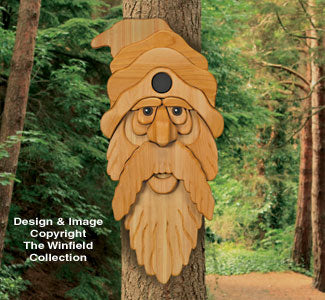 Cedar Bearded Man Birdhouse Plan - The Winfield Collection