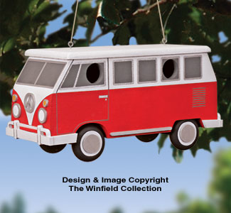 MiniBus Birdhouse Wood Plans - The Winfield Collection