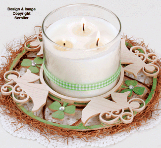 Angels & Shamrocks Candle Ring Pattern - The Winfield Collection