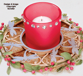 Dragonflies Candle Ring Project Pattern - The Winfield Collection
