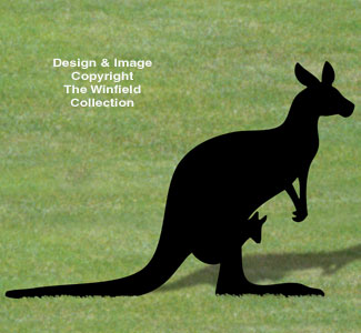 Kangaroo Shadow Woodcraft Pattern - The Winfield Collection