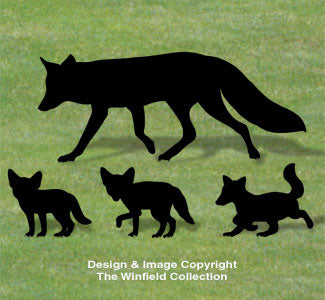 Fox Family Shadow Patterns - The Winfield Collection