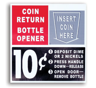 Antique Soda Machine Decal Sheet - The Winfield Collection