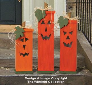 Pumpkin Trio Wood Plans - The Winfield Collection