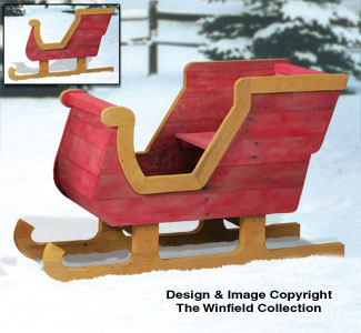 Pallet Wood Sleigh Plans - The Winfield Collection