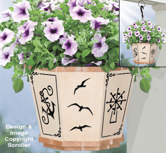 Sea Breeze Hanging Basket Pattern - The Winfield Collection