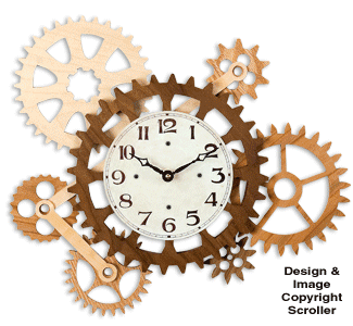 Gears of Time Wall Clock Pattern - The Winfield Collection