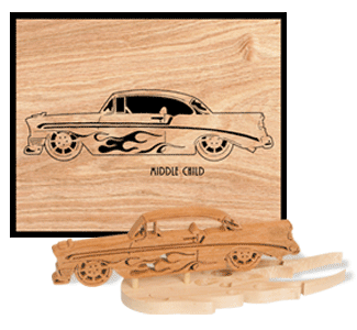 Middle Child Set 1 Scrolled Art/3D Model Pattern - The Winfield Collection