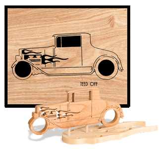 Teed Off Set 5 Scrolled Art/3D Model Pattern - The Winfield Collection