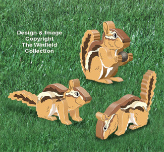 3D Chipmunks Pattern - The Winfield Collection