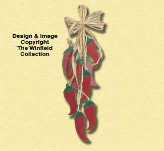 Red Pepper Door Hanger Pattern(F)