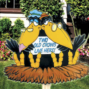 Two Old Crows Live Here Pattern - The Winfield Collection