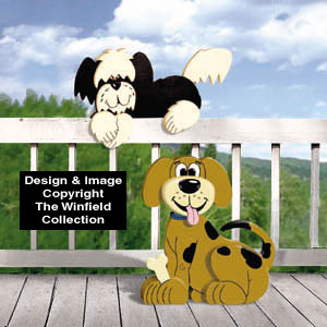 Layered Deck Dogs Pattern - The Winfield Collection