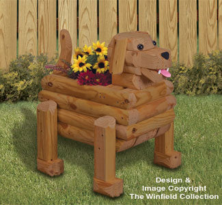 Landscape Timber Dog Planter Plan - The Winfield Collection
