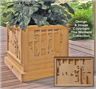 Scenic Planter Box Pattern #2 - The Winfield Collection