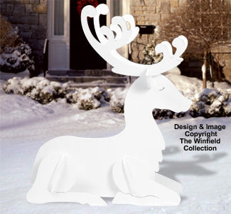 Ginormas Resting Reindeer Pattern - The Winfield Collection